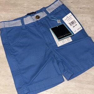 Boys Blue Twill Shorts